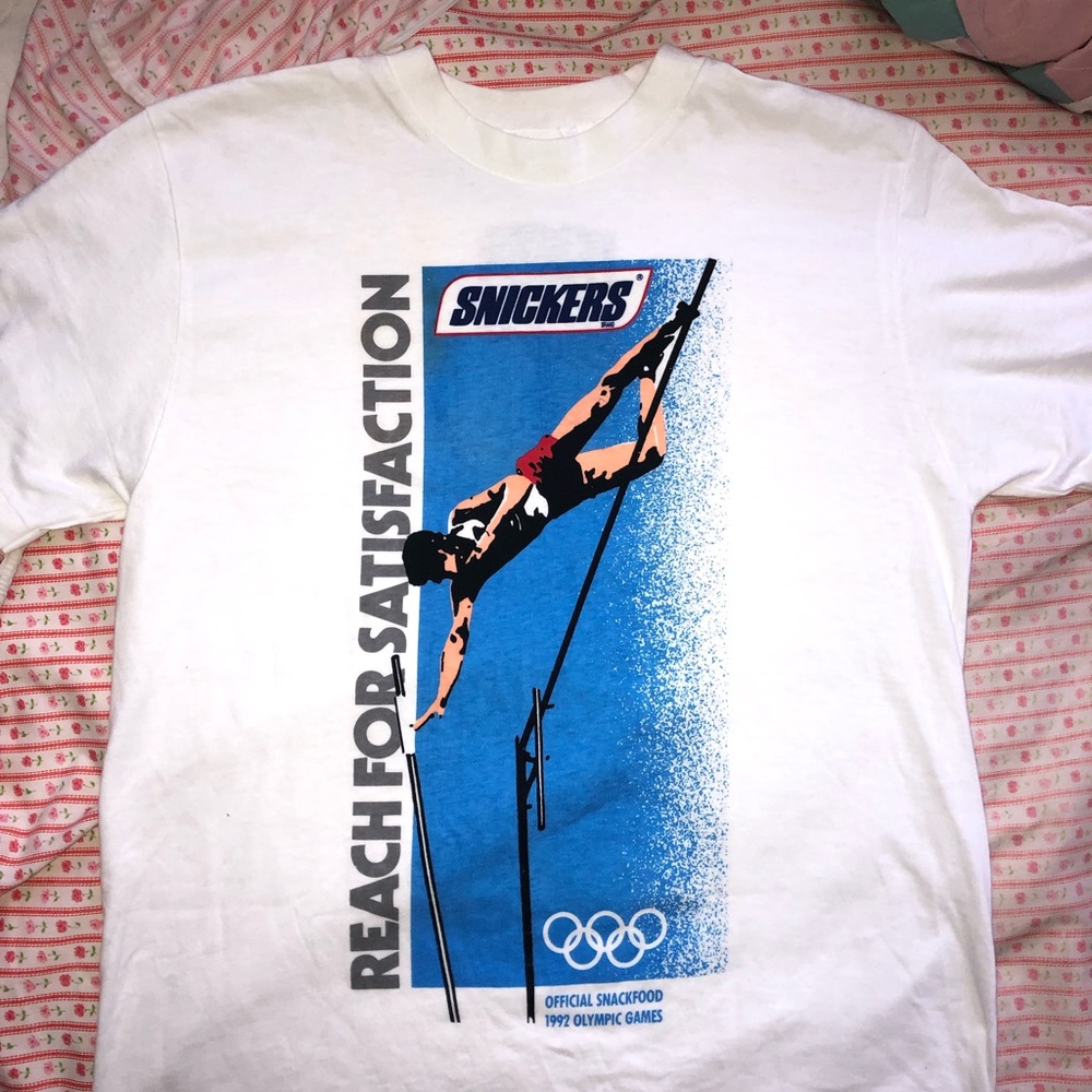 VINTAGE Adidas olympic snack team shirt
